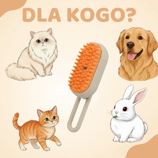 Pawsy™ AquaBrush – Szczotka parowa 3w1