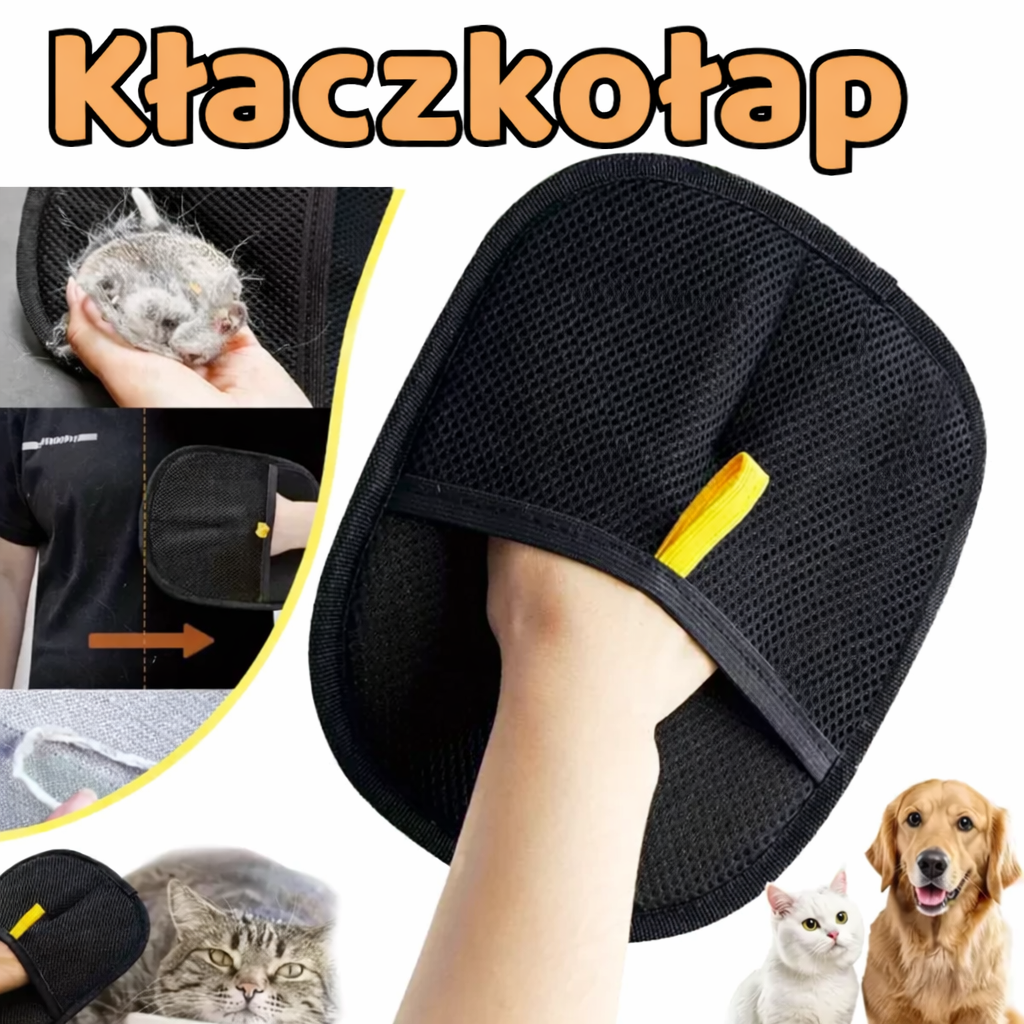 Pawsy™ Kłaczkołap – Rękawica do usuwania sierści
